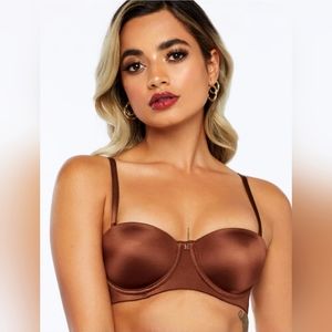 Brown Strapless Savage X Fenty Bra